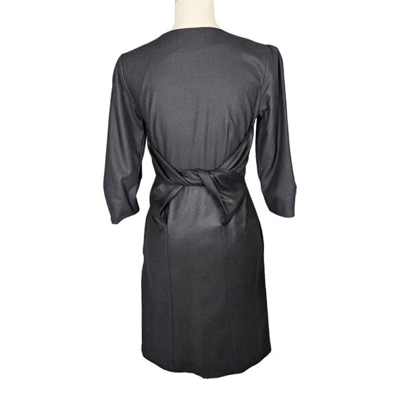 See by Chloe Wool Sheath Dress Black Size 4 - Picture 2 of 16